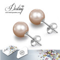 Destiny Jewellery Crystals From Swarovski Pearl Earrings Set